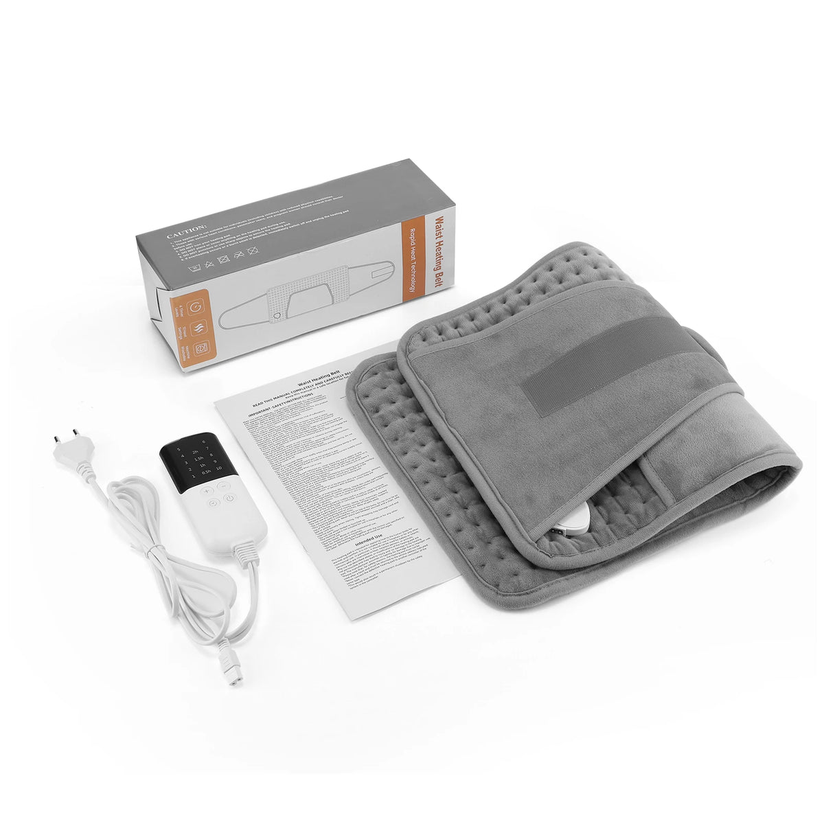 Electric Heated Waist Wrap with Hand Pockets and Timer