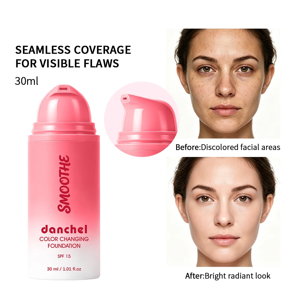 Color-Changing Foundation for Flawless Radiant Skin