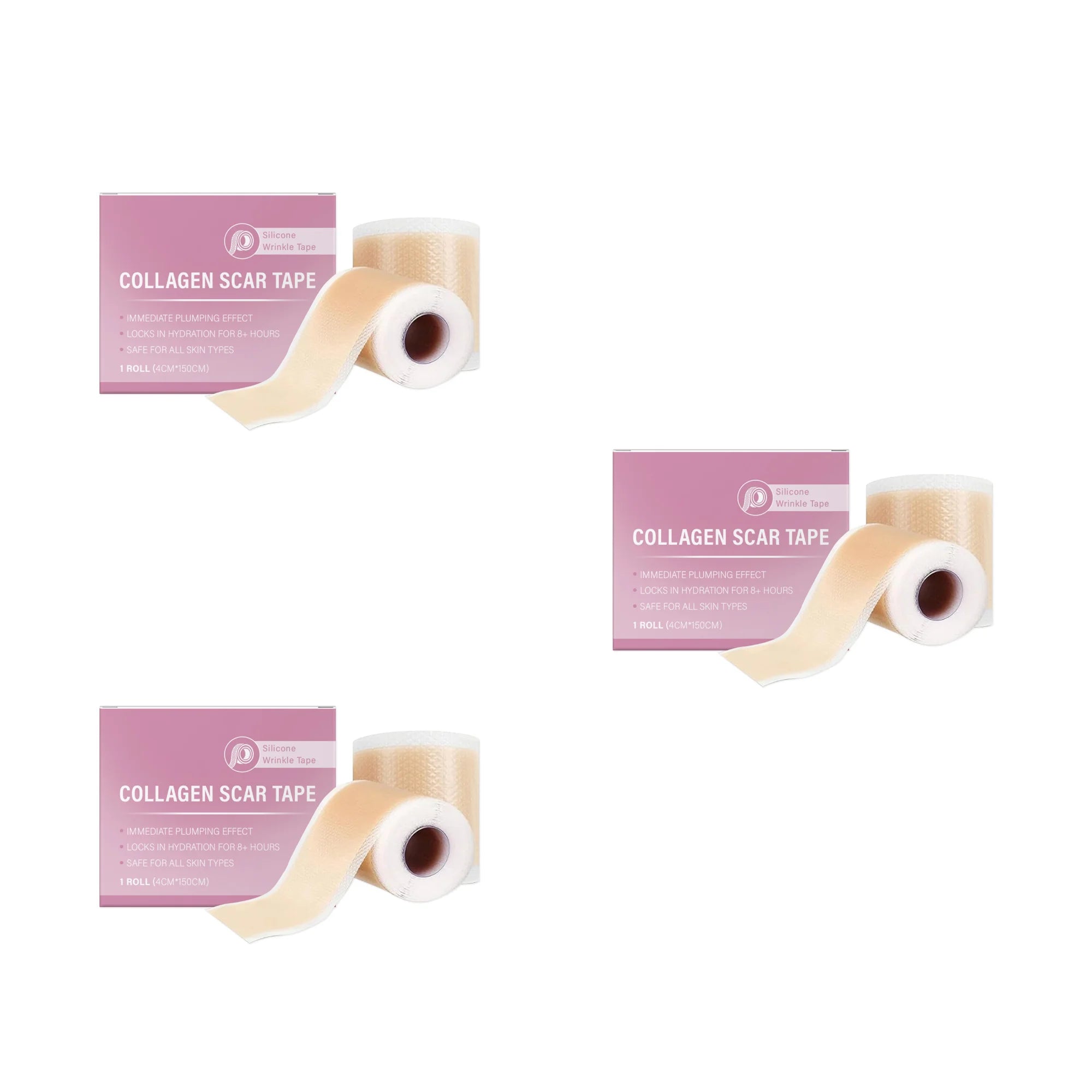 Silicone Collagen Scar Tape for Wrinkles and Blemish Coverage - 15