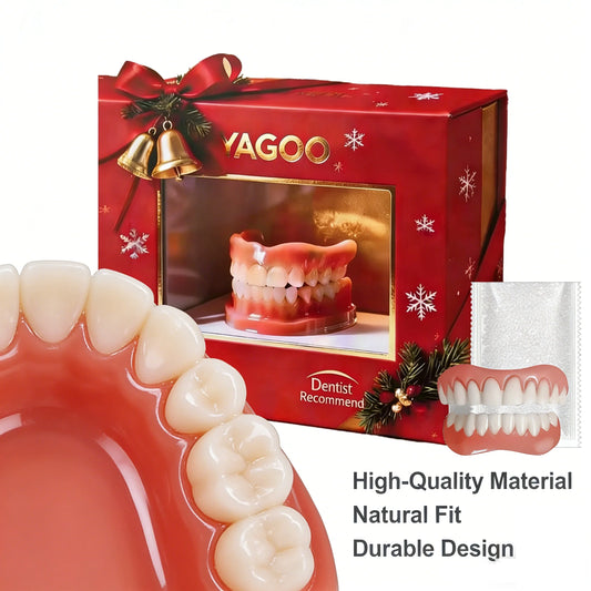 Instant Smile Silicone Dentures for Upper and Lower Teeth