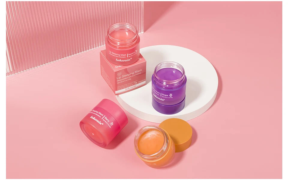 Moisturizing Lip Balm and Overnight Sleeping Mask Set
