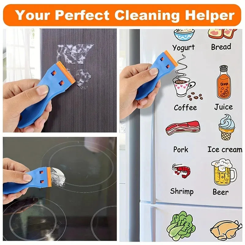 Non-Scratch Plastic Scraper Tool for Car Film and Surface Cleaning