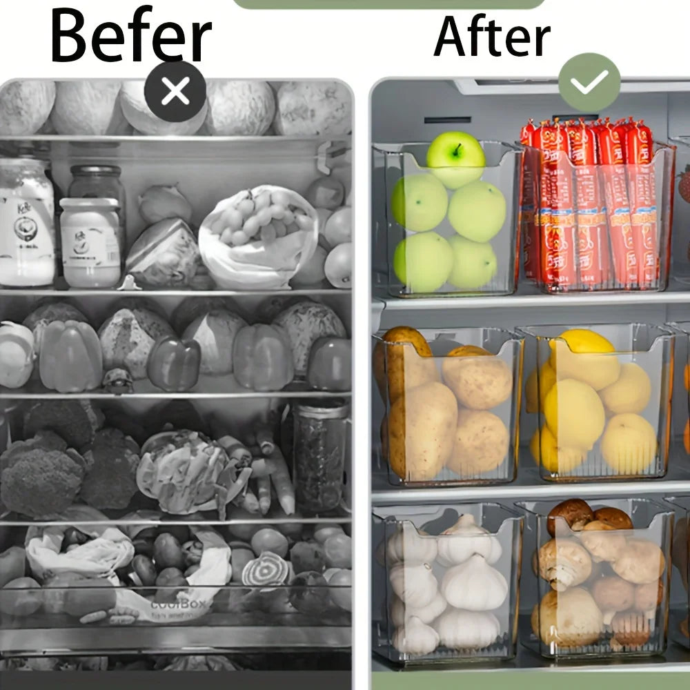 Refrigerator Side Door Storage Organizer Bins