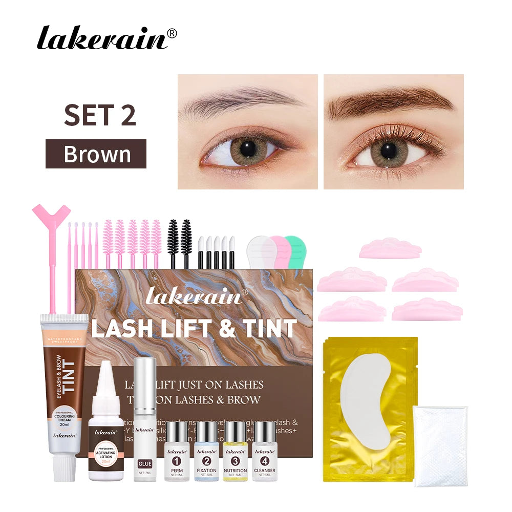 Professional Eyebrow Lamination and Tinting DIY Kit - 32