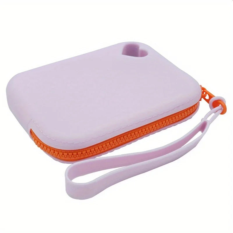 Portable Silicone Zipper Pouch for Small Accessories
