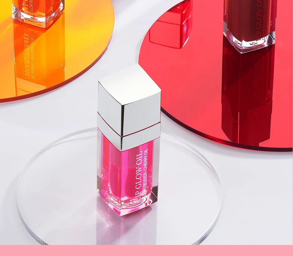 Hydrating Crystal Jelly Lip Glow Oil for Nourished Plump Lips
