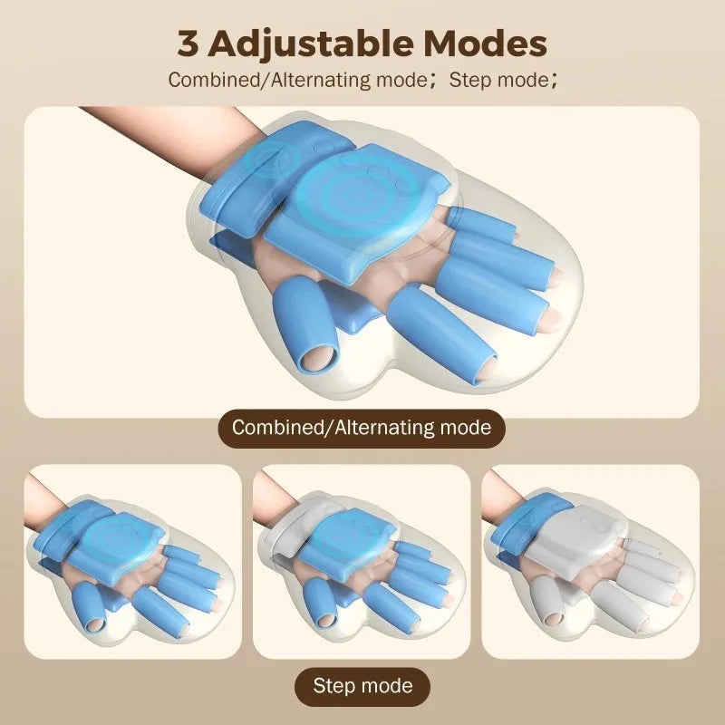 Wireless Hand and Wrist Compression Massager with Heat - 3