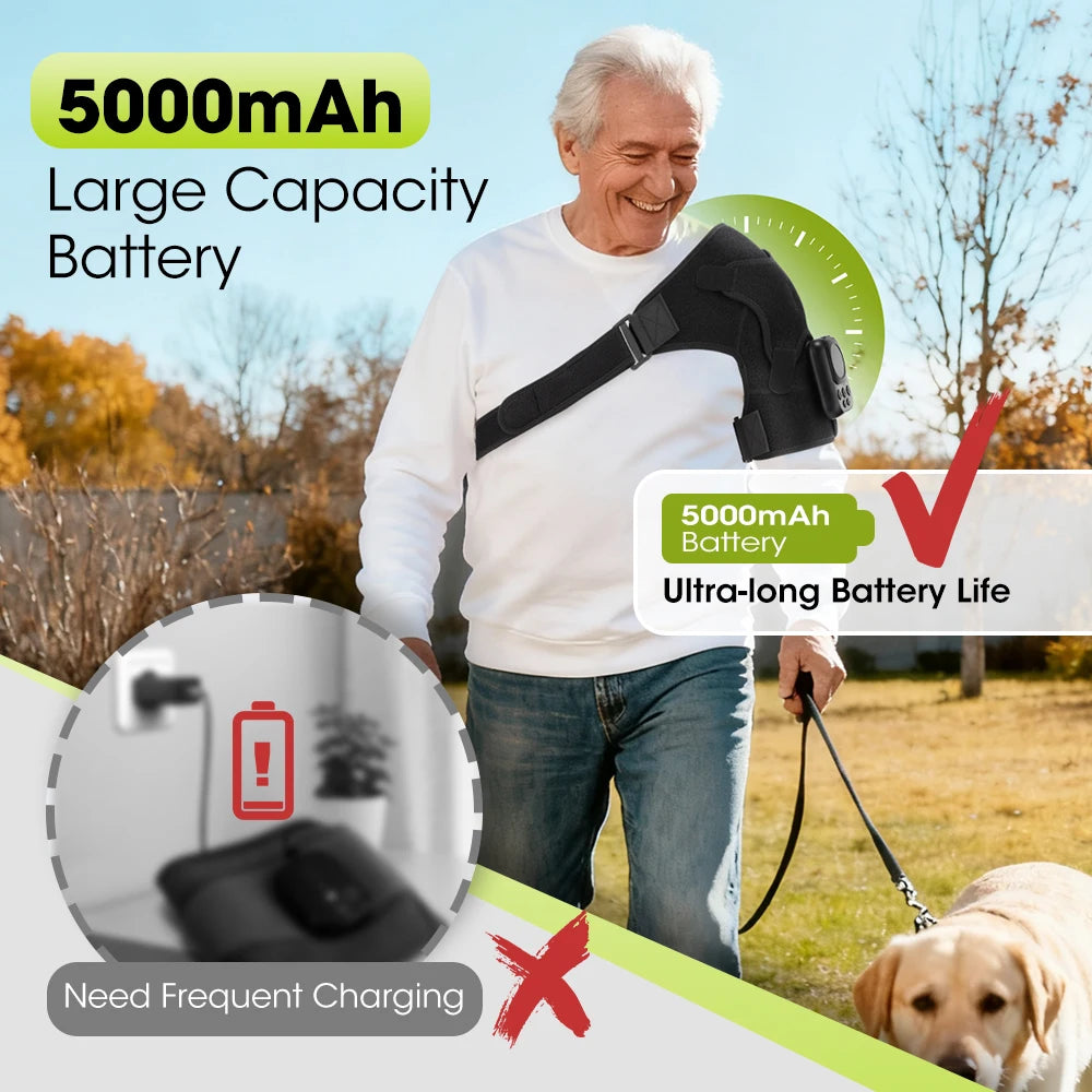 Wireless Smart Shoulder Heating Massager with Vibration - 25