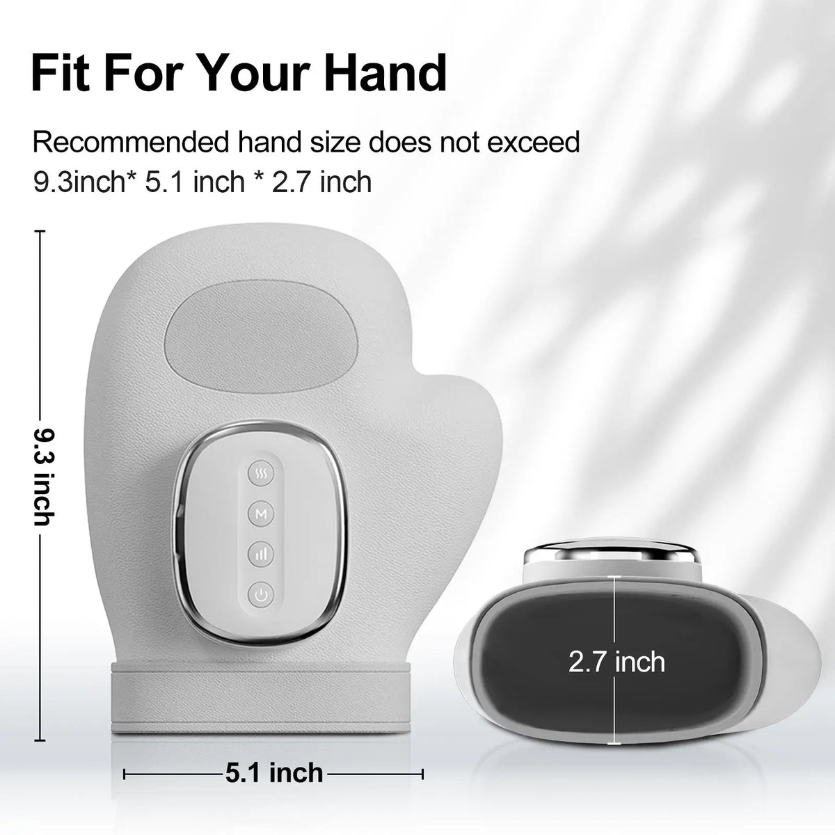 Electric Hand and Wrist Massager with Heat and Compression