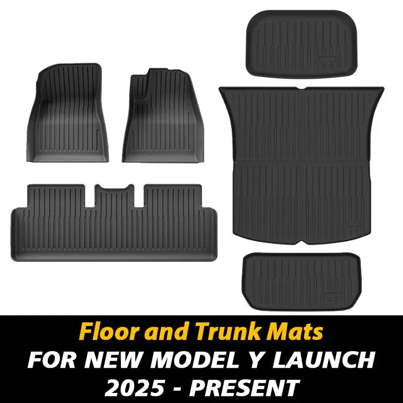 All-Weather Floor Mat and Cargo Liner Set for 2025 Model Y