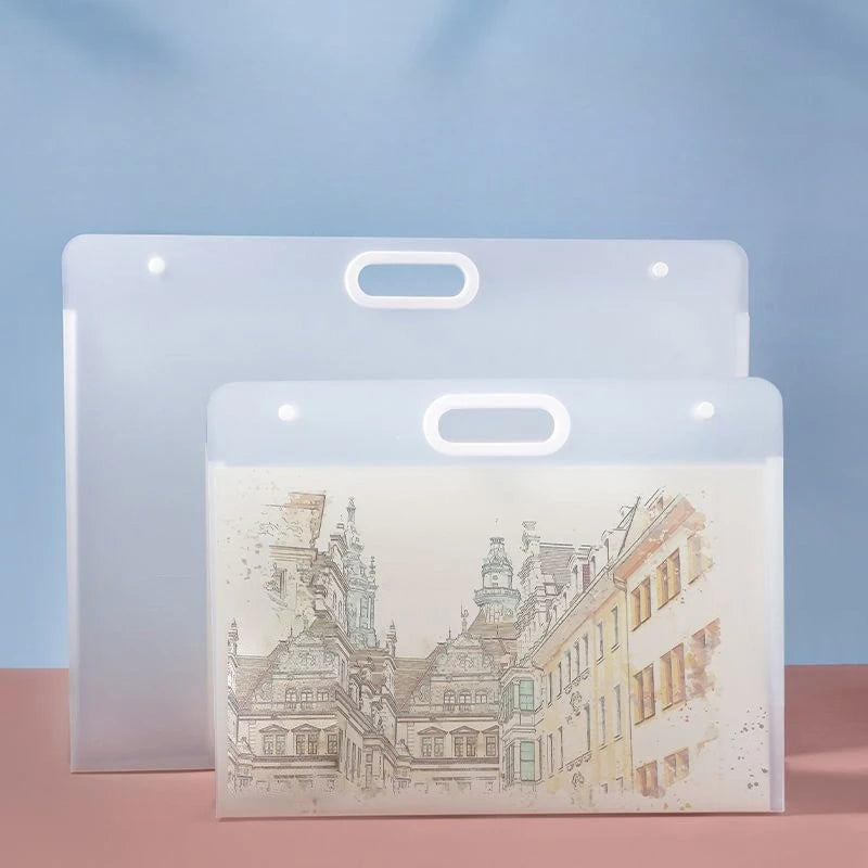 Portable Art Portfolio Storage Folder for Sketches and Artwork - 6