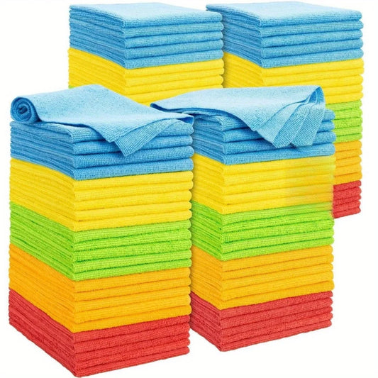 Absorbent Microfiber Cleaning Cloths for Home and Car