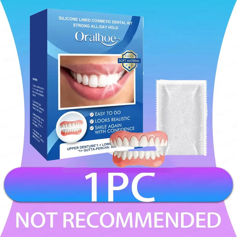 Comfort Fit Silicone Denture Set for Natural Looking Smile - 8