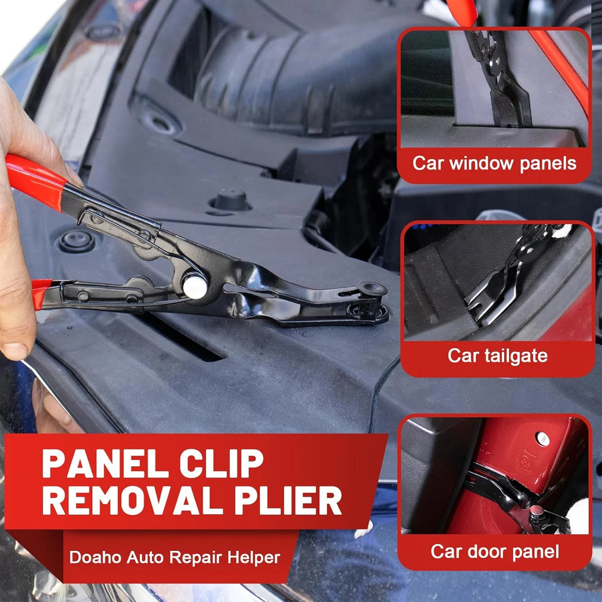 Professional Car Trim Clip Removal Pliers for Interior Maintenance - 4
