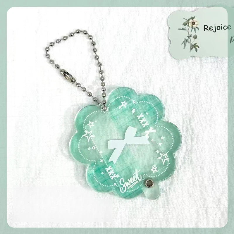 Acrylic Photo Frame Keychain for 1-Inch Mini Photos - 10
