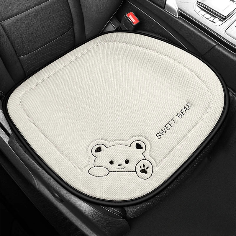 Cute Bear Universal Breathable Car Seat Cushion Protector