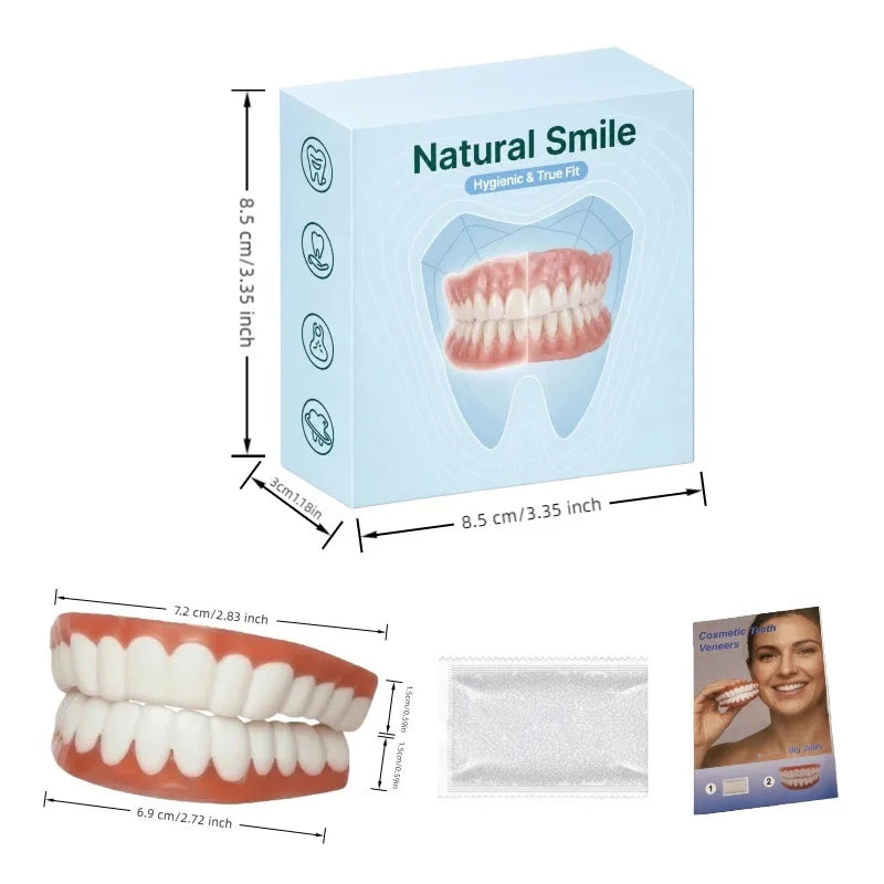 Comfortable Silicone Cosmetic Smile Enhancer Dentures - 5