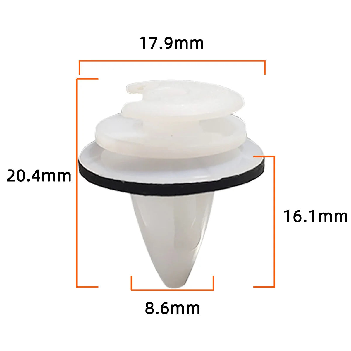 Universal Auto Body Panel and Bumper Fastener Clips - 5