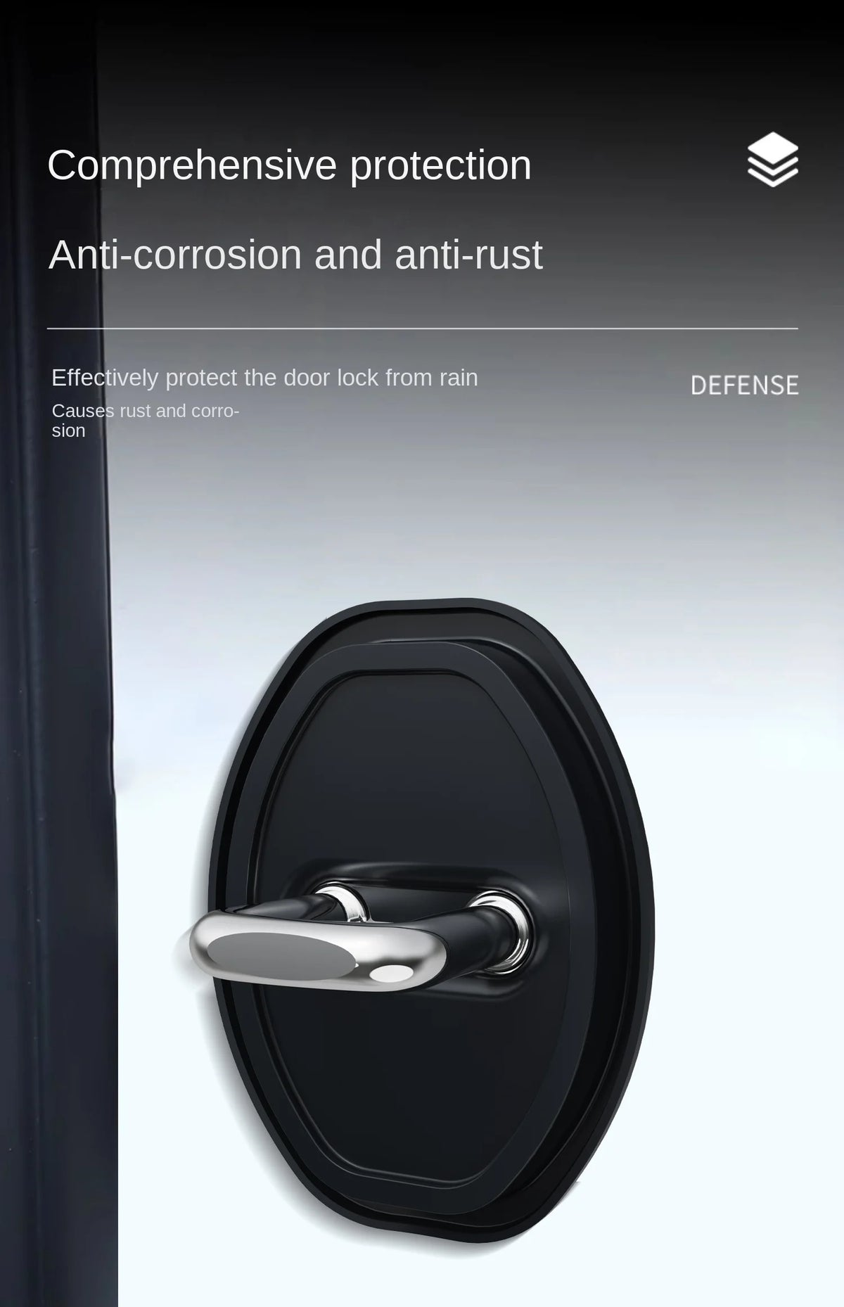 Car Door Lock Shock Absorbing Protective Buffer Gaskets