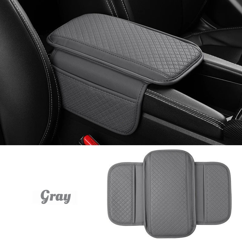 Car Center Console Armrest Cushion with Storage Pocket