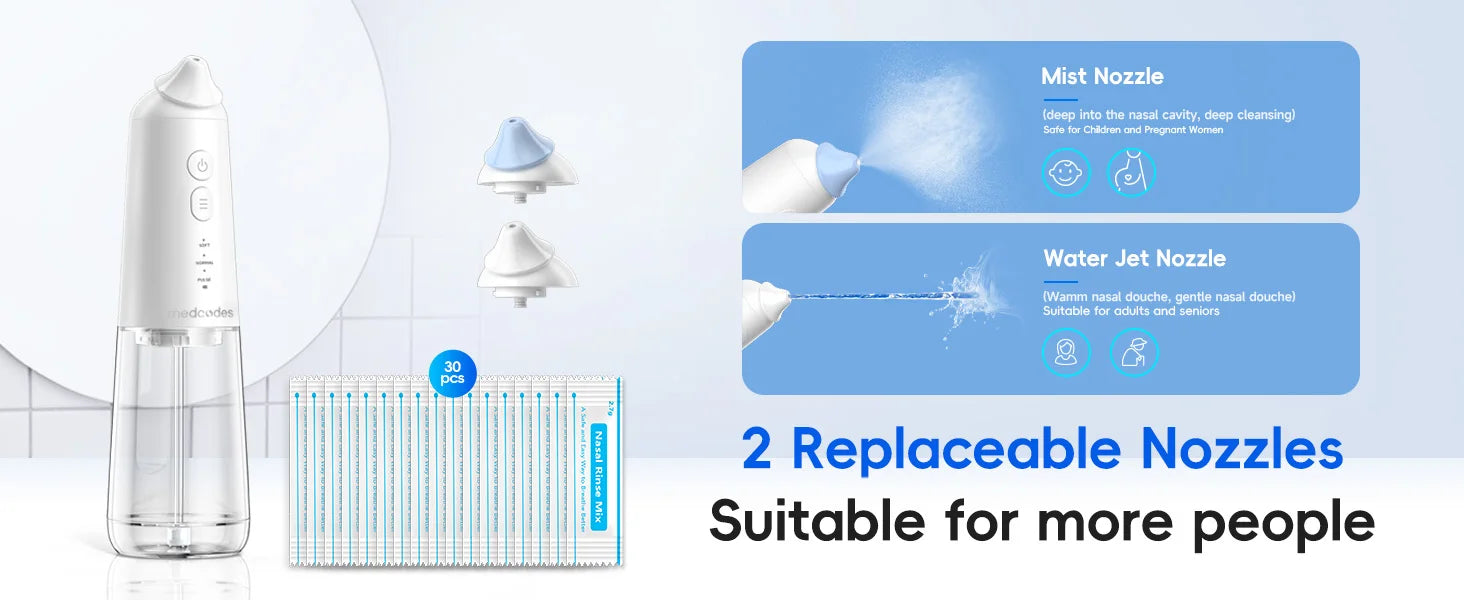 Electric Nasal Irrigation System for Sinus Relief - 11