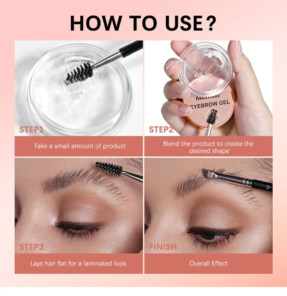 Waterproof Transparent Eyebrow Styling Gel for Natural Lifted Brows - 13