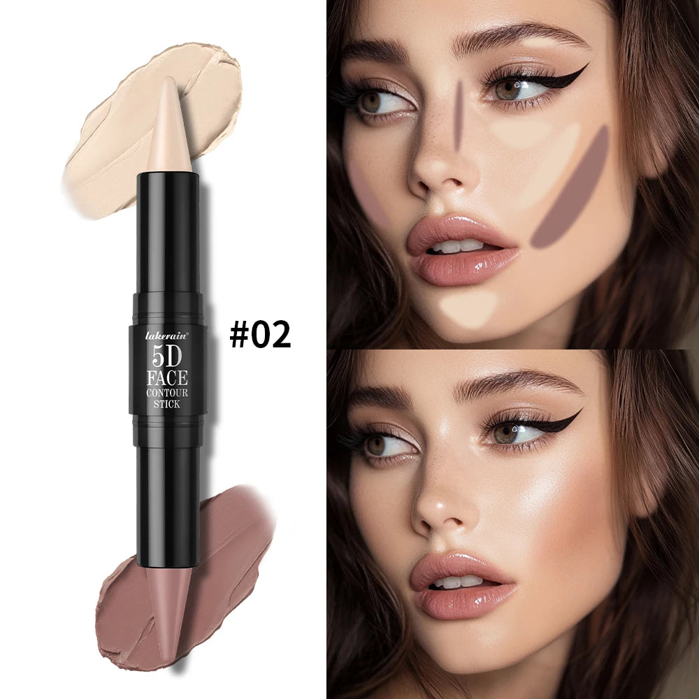 Dual-Ended Cream Contour and Highlighter Stick