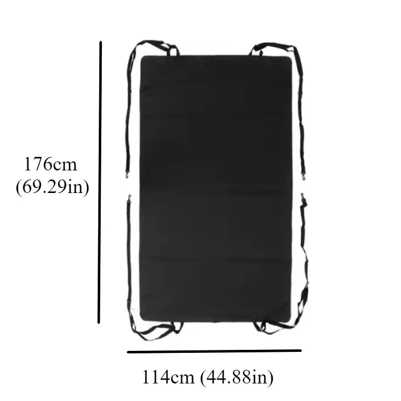 Waterproof RV Rear Barn Door Awning Sunshade