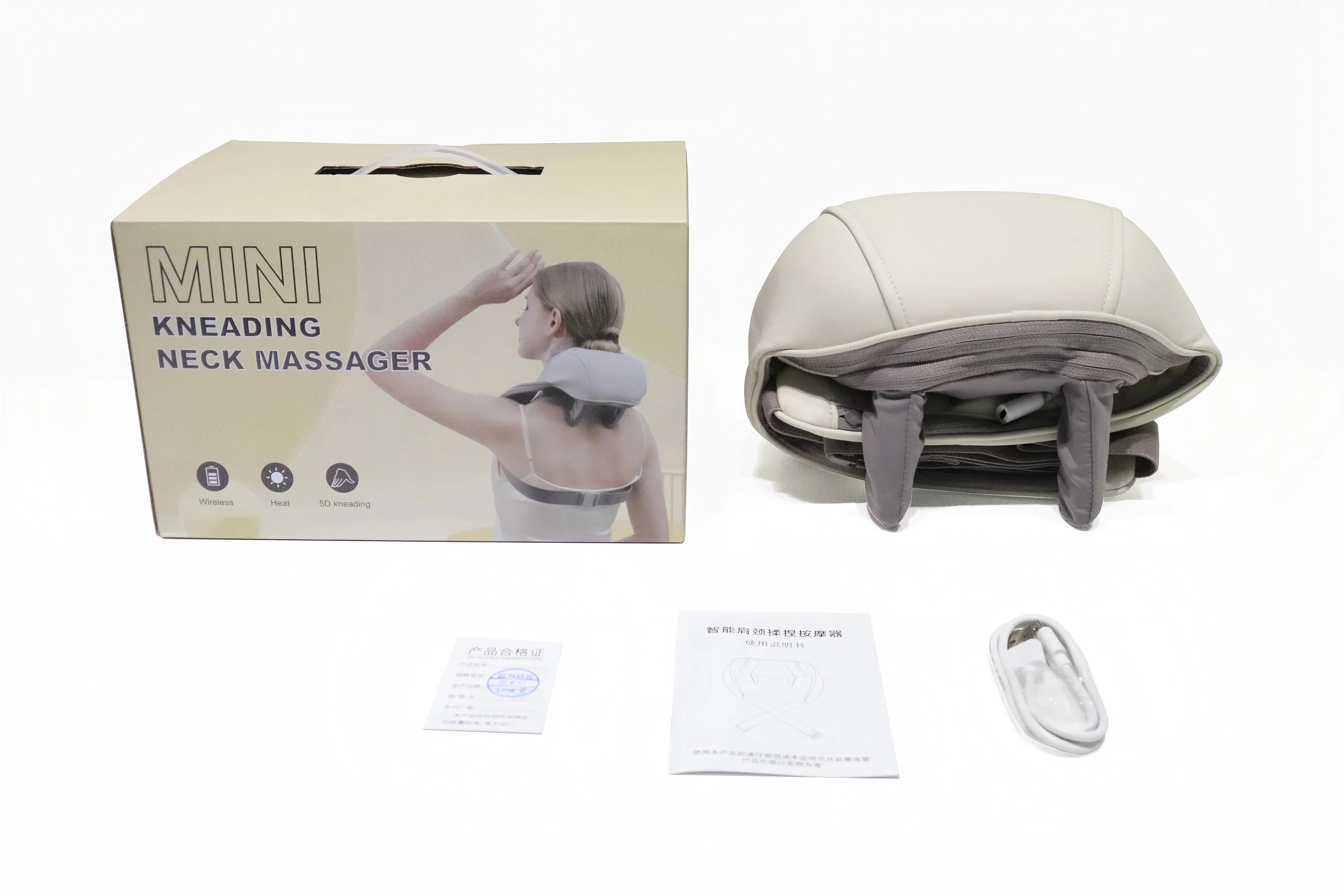Wireless 6D Heated Neck and Shoulder Deep Tissue Massager - 21