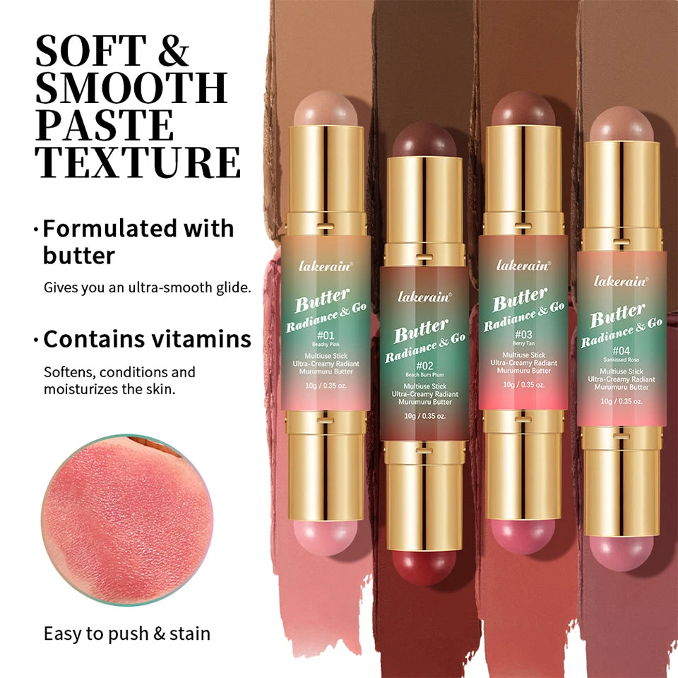 Dual-Ended Cream Blush and Bronzer Stick