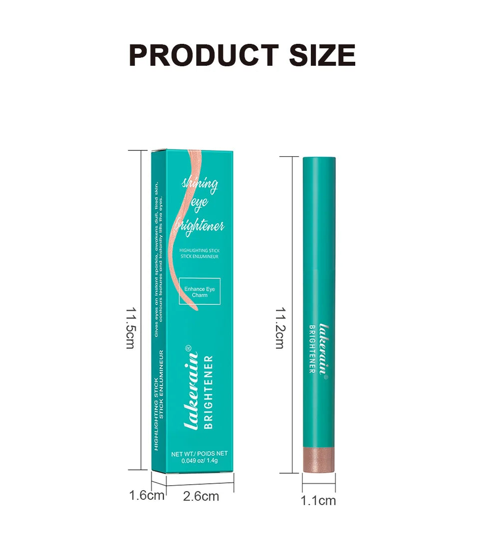 Waterproof Shimmer Eyeshadow Stick for Instant Eye Brightening - 13
