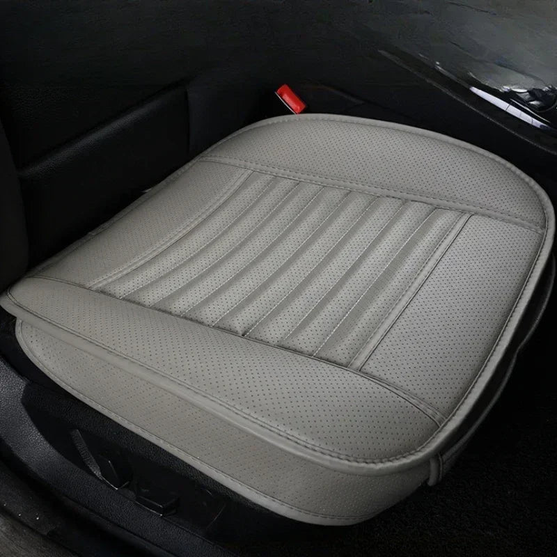 Breathable PU Leather Anti-Slip Car Front Seat Cushion - 1
