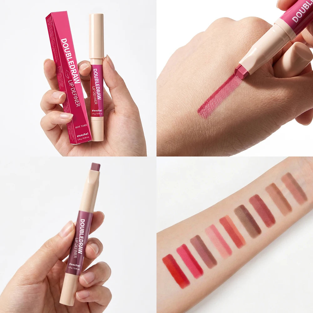 2-in-1 Matte Velvet Lip Liner and Hydrating Lip Gloss