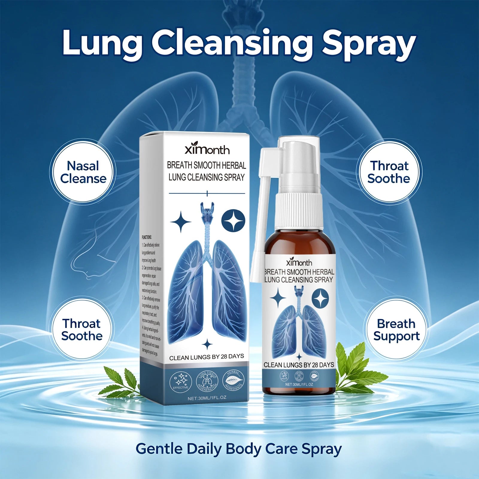 Herbal Lung Cleansing and Throat Refreshing Spray - 5