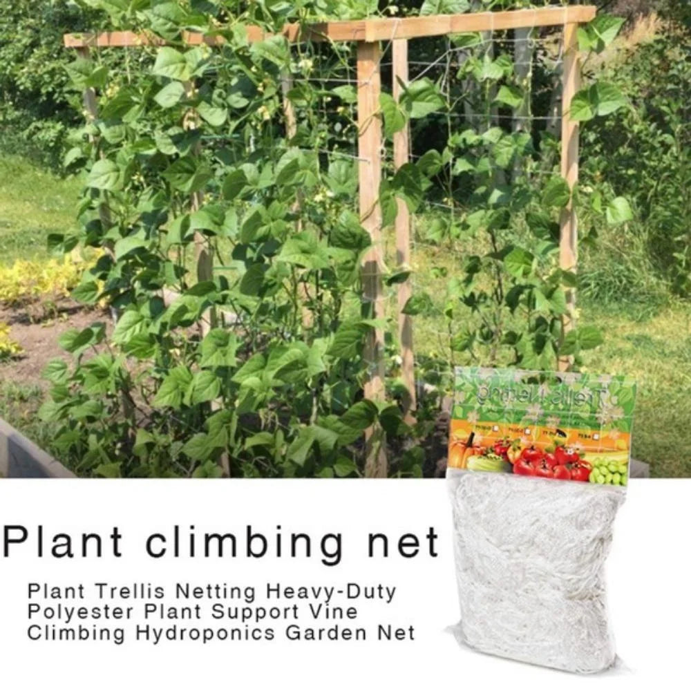 Heavy-Duty Polyester Garden Trellis Netting for Climbing Plants