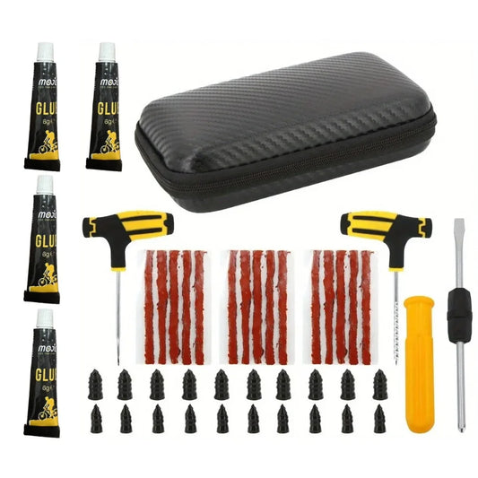 Emergency Universal Tire Puncture Repair Kit for Vehicles