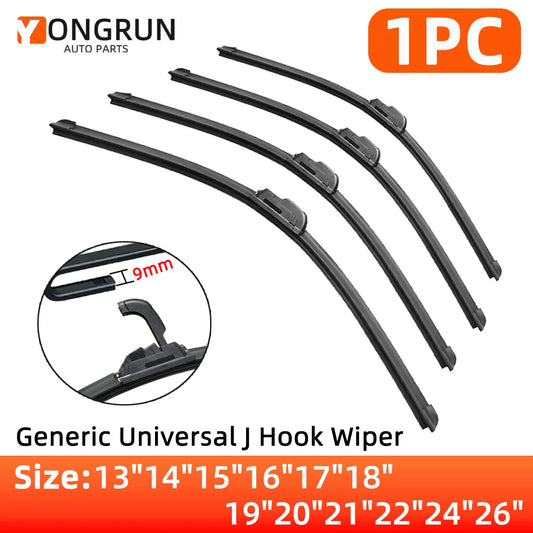 Universal J-Hook Car Windshield Wiper Blade