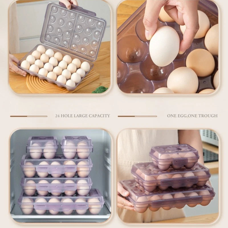 Stackable Egg Storage Organizer for Refrigerator