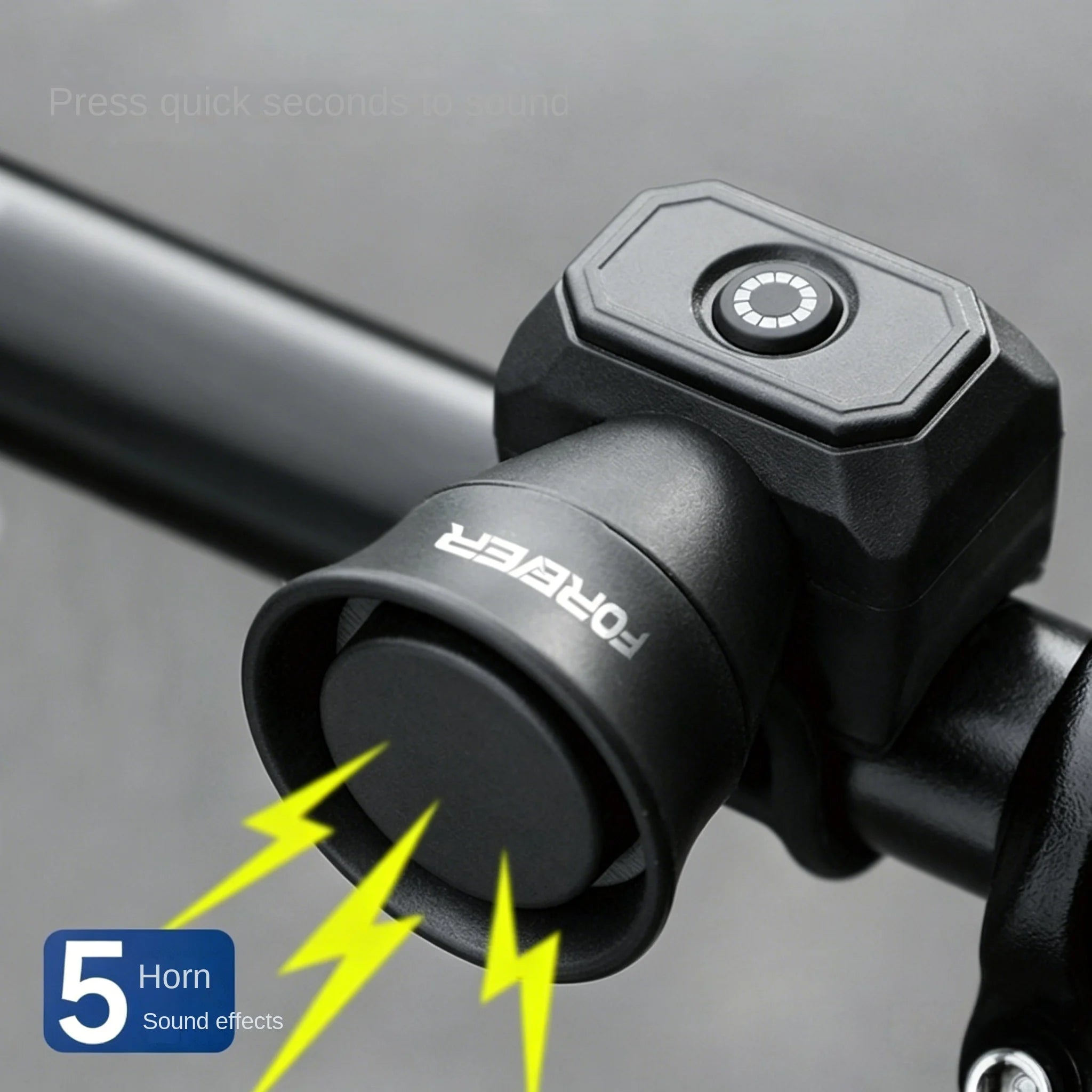 Waterproof Electronic Bicycle Horn with 5 Sound Modes - 4