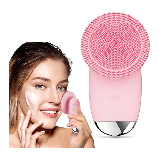 Electric Silicone Sonic Facial Cleansing Brush