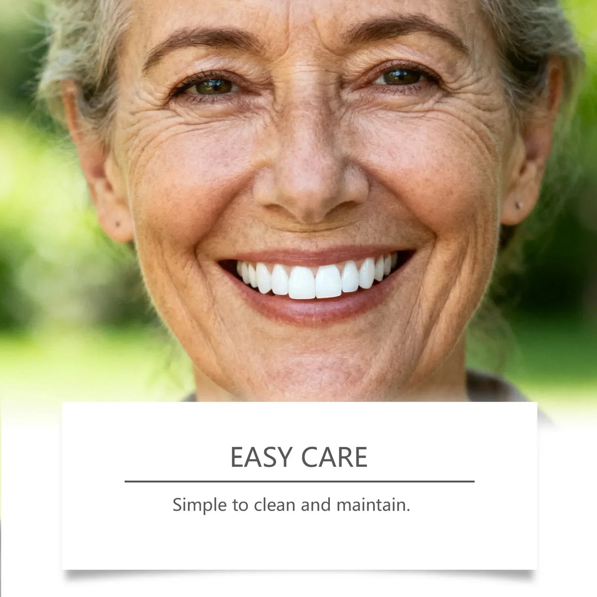 Comfortable Silicone Denture Set for Natural Smile