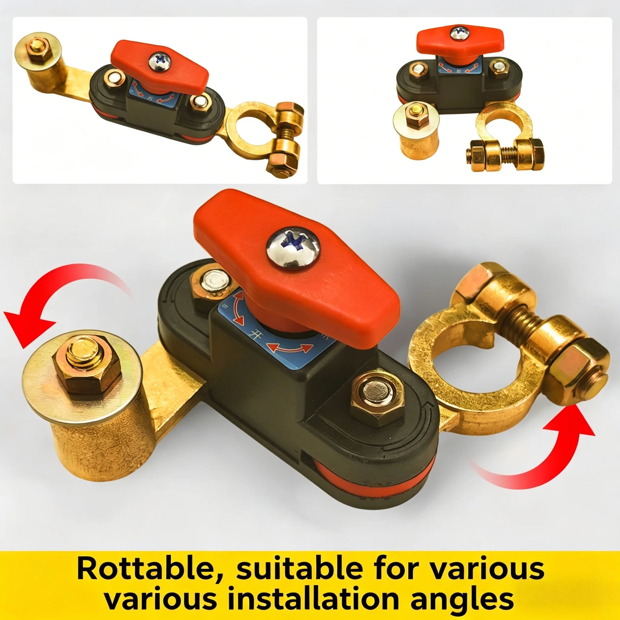 Universal Car Battery Disconnect Switch for Vehicles - 3
