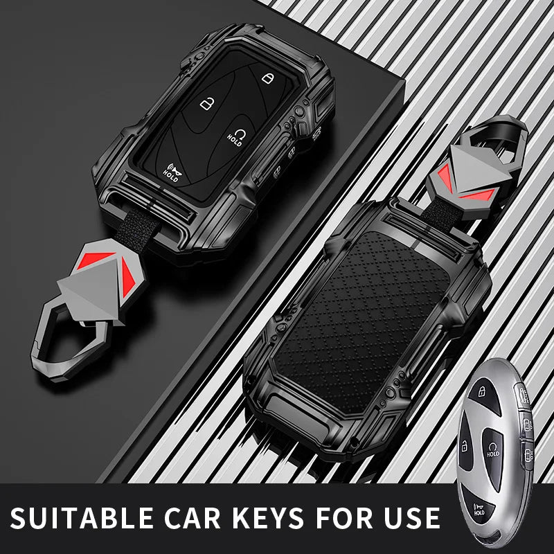 Protective Zinc Alloy Car Key Case Cover for Hyundai