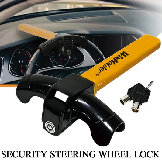 Universal Heavy-Duty Steering Wheel Lock for Car Anti-Theft Protection