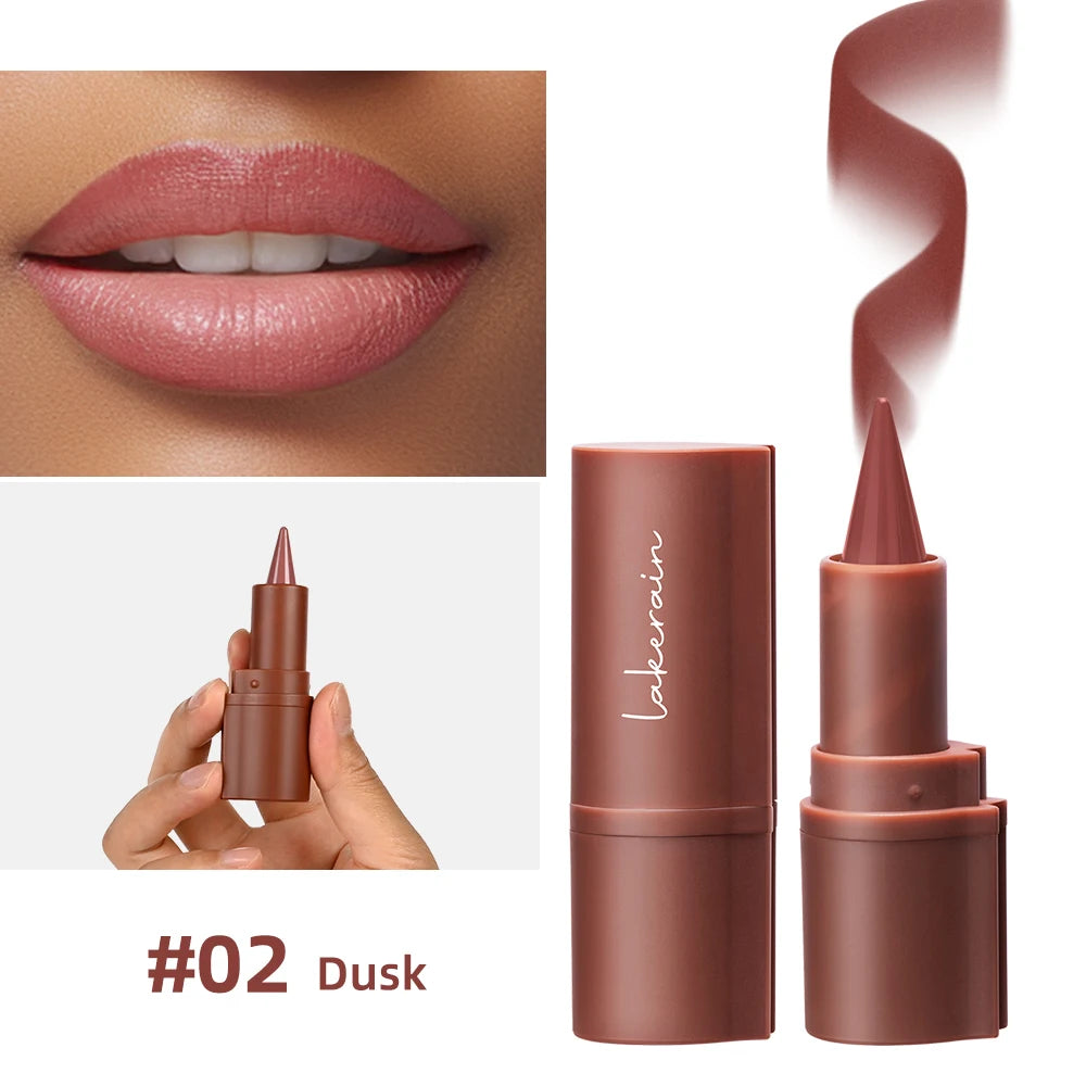 2-in-1 Long-Lasting Matte Lipstick and Lip Liner - 30