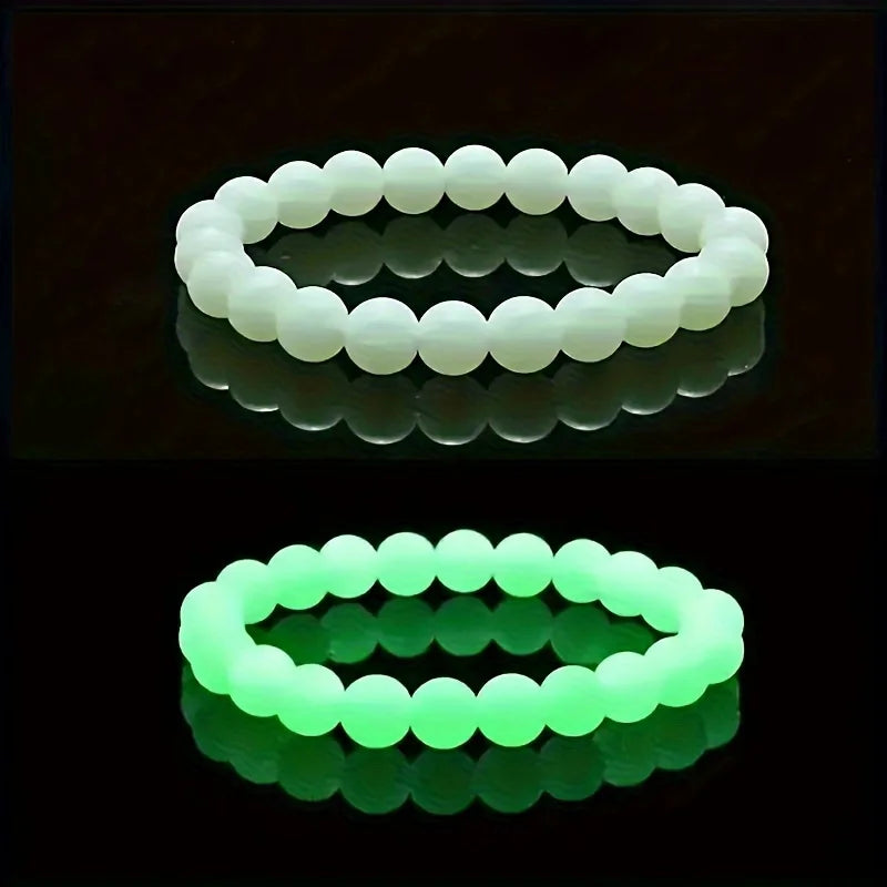 100pcs Luminous Beads Glow in the Dark Craft and Fishing Beads - 4