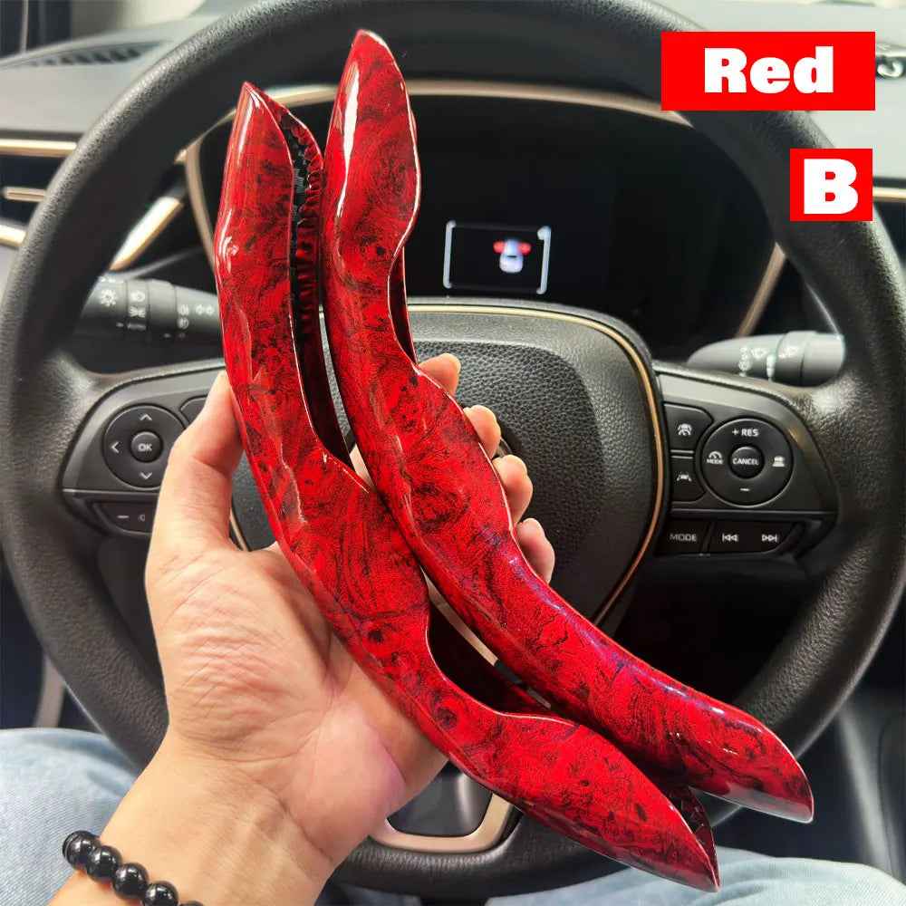 Non-Slip Suede Steering Wheel Booster Cover - 18