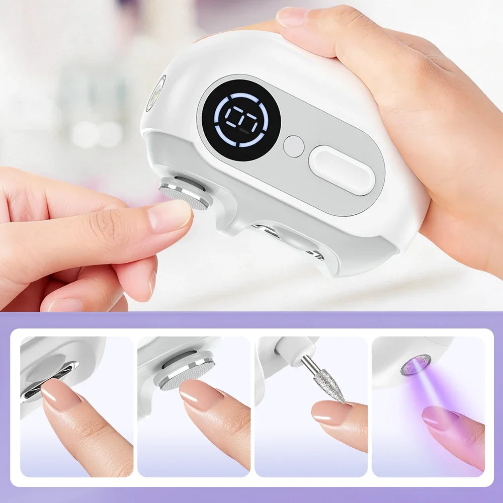 4-in-1 Electric Nail Clipper and Grooming Kit - 1