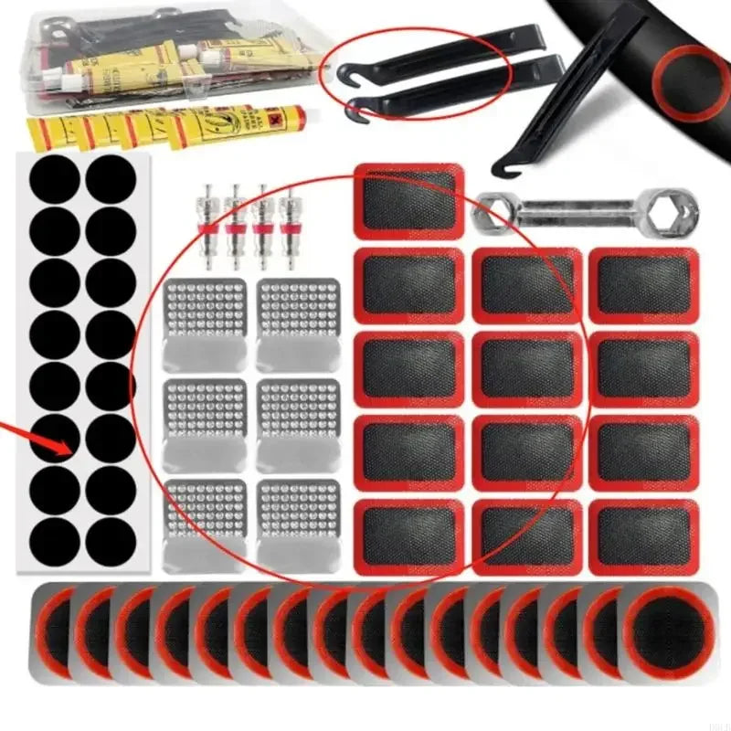 Portable Bicycle Tire Repair Kit for Quick Puncture Fixes - 4