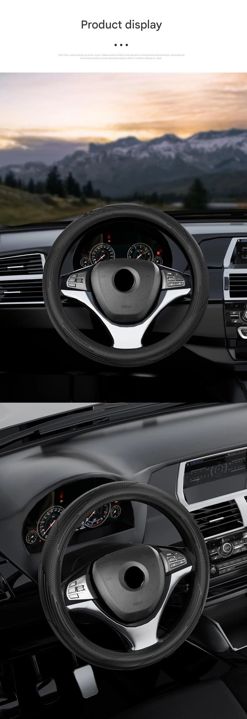 Universal Non-Slip Silicone Steering Wheel Cover